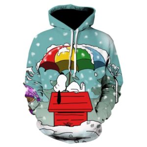 Unisex 3D Prints Snoopy Hoody Pullover Hoodies