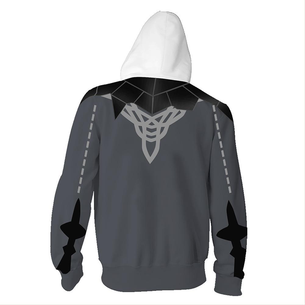 Unisex Byleth Hoodies Fire Emblem: Three Houses Zip Up 3D Print Hoodies - Image 2