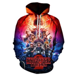 Unisex TV Series Hoodies Stranger Things Season 3 Pullover 3D Print Jacket Sweatshirt
