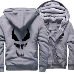 Venom Jackets - Venom Movie Series Venom Icon Super Cool Black Fleece Jacket