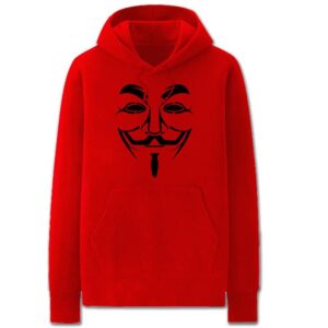 VForVendetta Hoodies - Solid Color VForVendetta Icon Fleece Hoodie