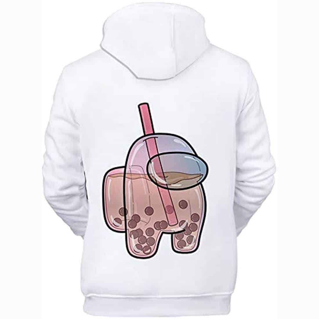 Video Game Among Us Hoodie - 3D Print Juice Drawstring Pullover Hoodie - Image 2