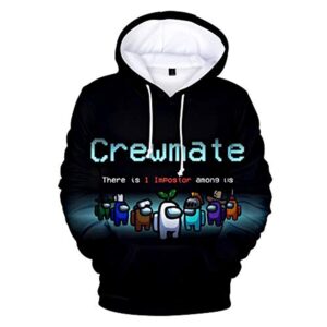 Video Game Among Us Hoodie - 3D Print Pullover Hoodie
