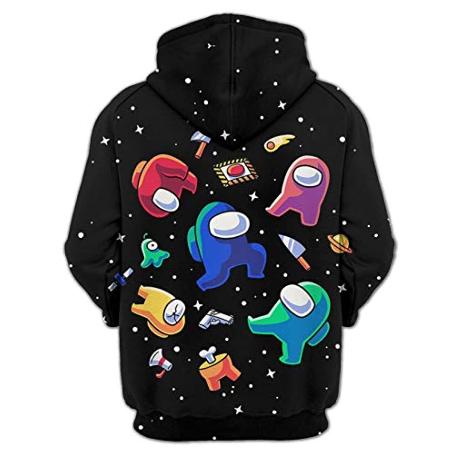 Video Game Among Us Hoodie - 3D Print Pullover Hoodie - Image 2