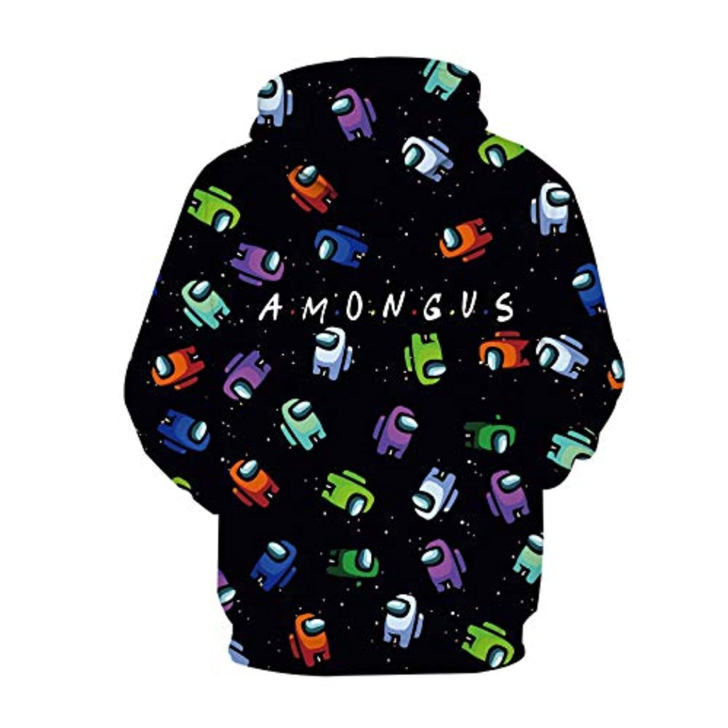 Video Game Among Us Hoodie - Cute Solid Color Pullover Hoodie - Image 2