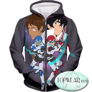 Voltron: Legendary Defender Hoodies -Cosplay Defenders Lance and Keith Zip Up Hoodie