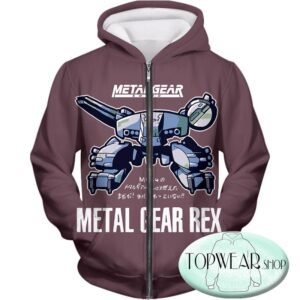 Voltron: Legendary Defender Hoodies - Cosplay Metal Gear Rex Zip Up Hoodie
