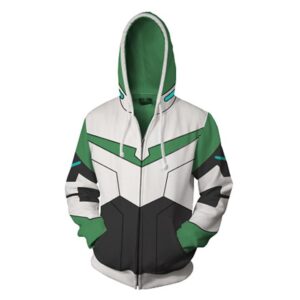 Voltron: Legendary Defender Hoodies - Cosplay Paladin Pidge Zip Up Hoodie