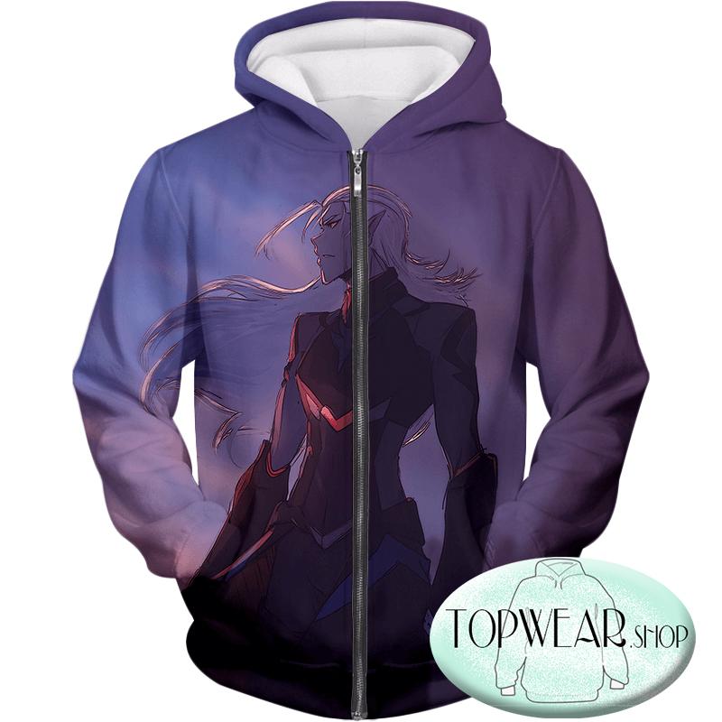 Voltron: Legendary Defender Hoodies - Lotor Cool Cartoon Zip Up Hoodie