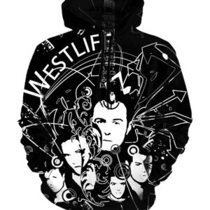 Westlife Hoodies - Pullover Black Hoodie