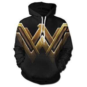 Wonder Woman Hoodies - 3D Long Sleeve Hooded Pullover