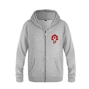 World of Warcraft Hoodie - Thick Fleeced Hooded Zipper Coat Jacket