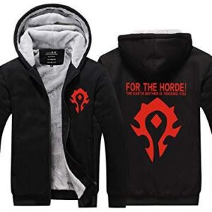 World of Warcraft Hoodie - Thick Fleeced Hooded Zipper Coat Jacket