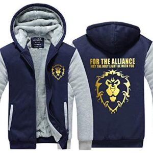 World of Warcraft Hoodie - Thick Fleeced Hooded Zipper Coat Jacket