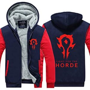 World of Warcraft Hoodie - Thick Fleeced Hooded Zipper Coat Jacket