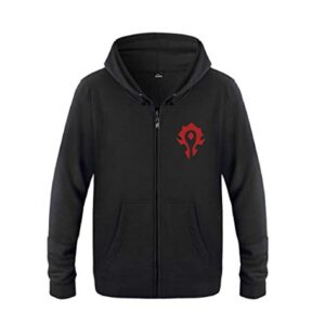 World of Warcraft Hoodie - Thick Fleeced Hooded Zipper Coat Jacket