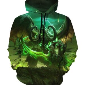 World of Warcraft Hoodies - Pullover Black Hoodie