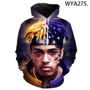 XXXTentacion Hooded Jacket - Music Rap Personality Hoodie Sweatshirt