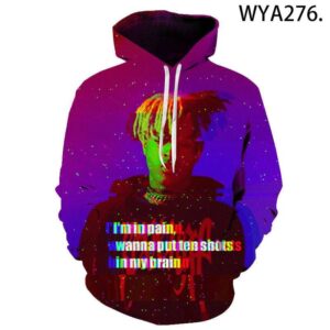 XXXTentacion Hooded Sweatshirt - Music Rap Personality Hoodie Jacket