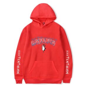 XXXTentacion Hoodies - Solid Color Popular Rapper XXXTentacion ASPECTS Icon Hoodie