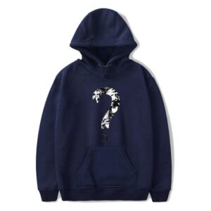 XXXTentacion Hoodies - Solid Color Popular Rapper XXXTentacion Question Mark Icon Hoodie