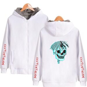 XXXTentacion Jackets - Solid Color Popular Rapper XXXTentacion Super Cool Icon Fleece Jacket