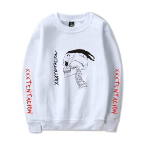 XXXTentacion Sweatshirts - Solid Color Popular Rapper XXXTentacion Commemorative Shirt Icon Sweatshirt