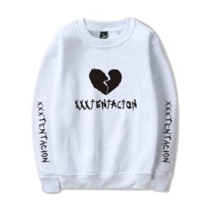 XXXTentacion Sweatshirts - Solid Color Popular Rapper XXXTentacion Heartbreak Icon Sweatshirt