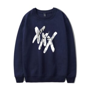 XXXTentacion Sweatshirts - Solid Color Popular Rapper XXXTentacion Icon Sweatshirt